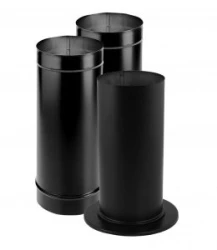 Single-Wall “UP” Through-the-Ceiling StovePipe Kit